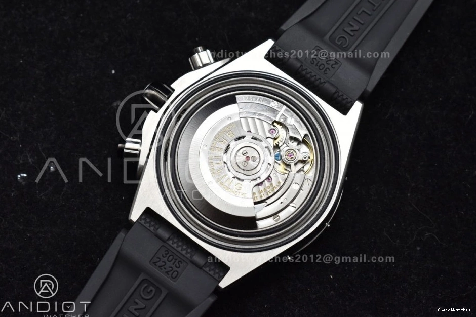536 B01 44mm Robber SS Edition Bracelet A On 1:1 Best Chronomat Green BLSF Colorful Dial 0828